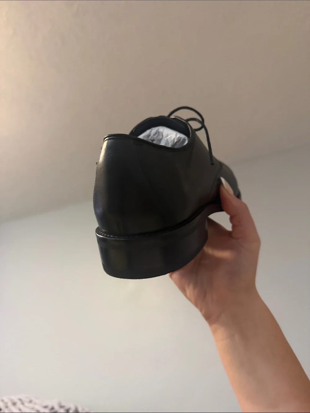 Cole Haan polished black